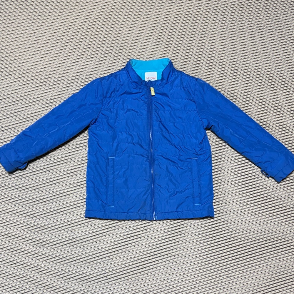 Size 6 Cat & Jack Blue Puffer Jacket